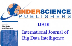 International Journal of Big Data Intelligence